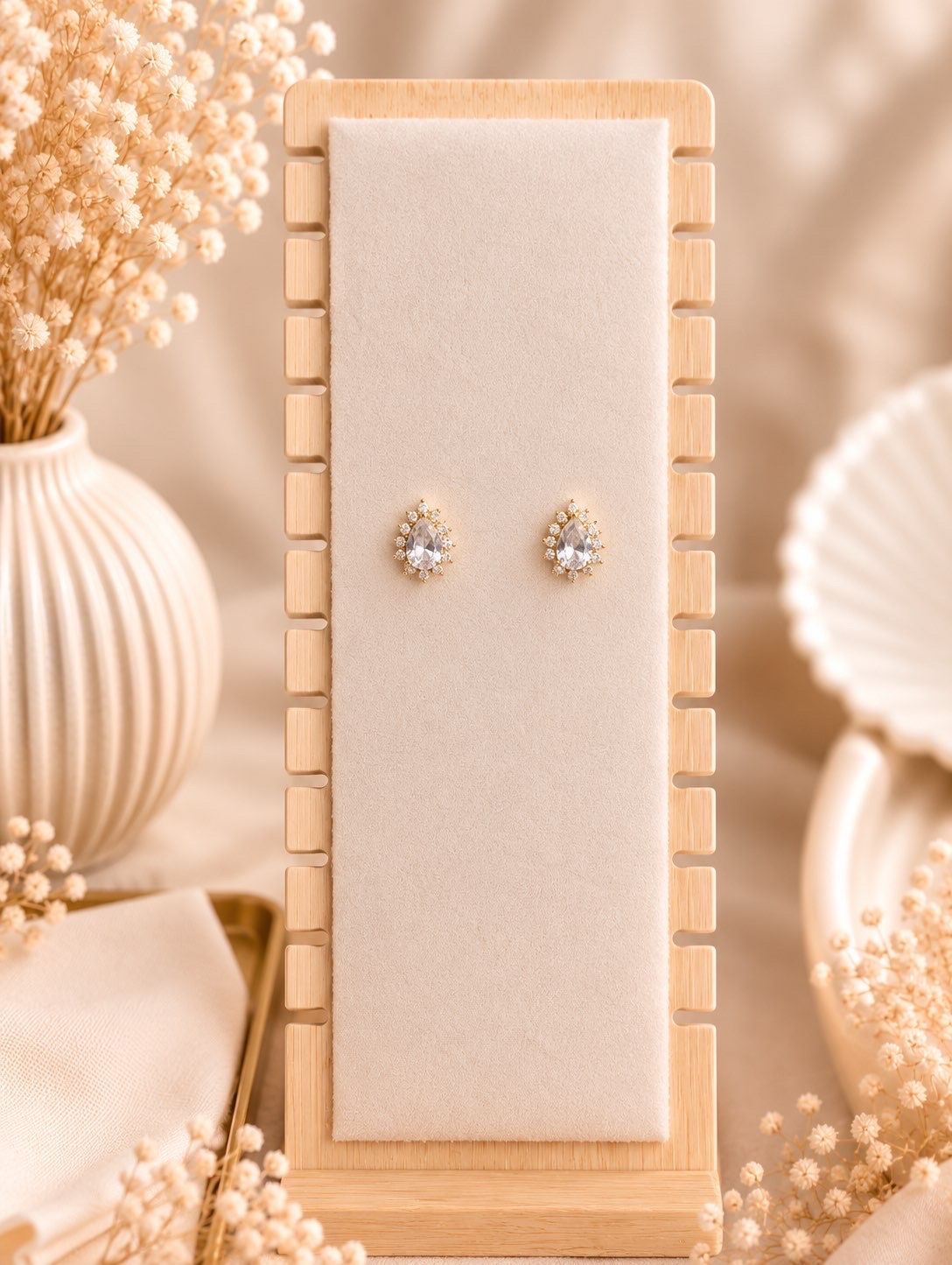 Boucles d’Oreilles Sienne Dorées 